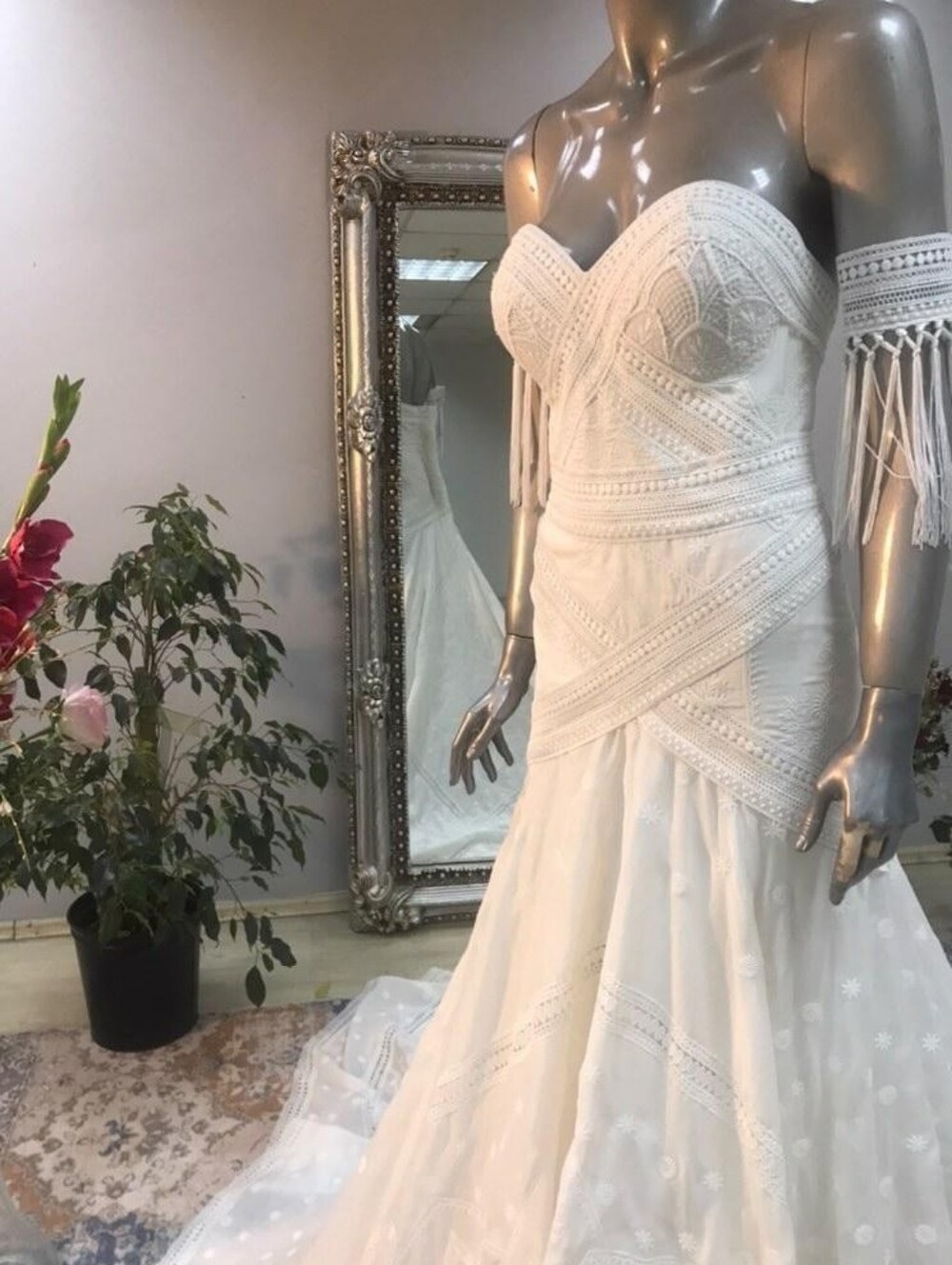 Ru De Sein Inspired Custom Wedding Dress - Never Worn - Picture 3 of 15